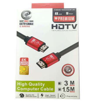 کابل HDMI ایکس پی 1.5 متری 4K مدل HDTV 2.0 4K Cable XP
