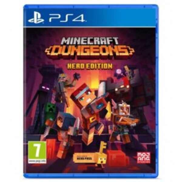 دیسک بازی ps4 Minecraft Dungeons Hero Edition