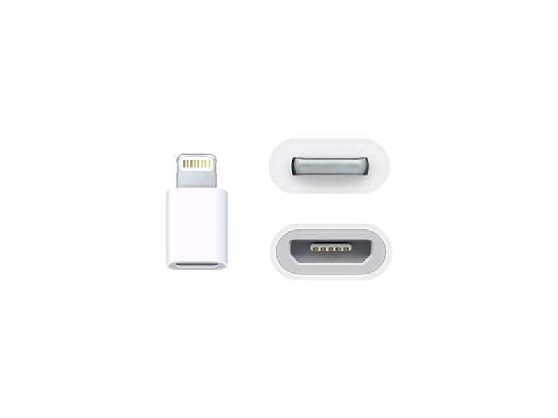 تبدیل micro USB به لایتنینگ مدل lightning adapter gallery1