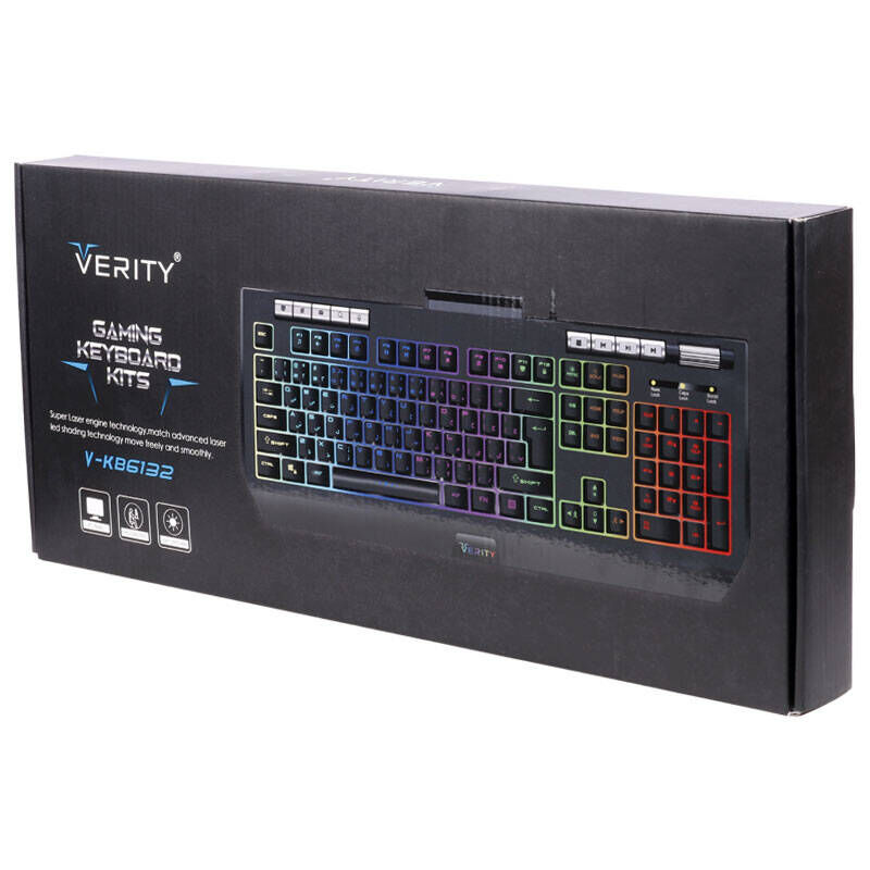 کیبورد گیمینگ وریتی مدل V-KB6132 gallery1
