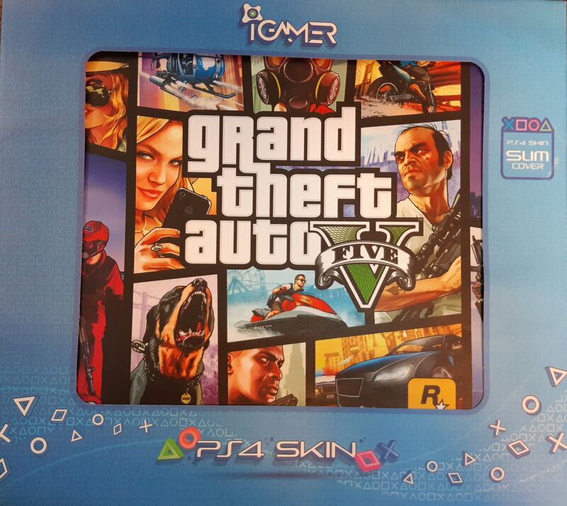اسکین کنسول PS4 اسلیم طرح جی تی ای gallery0