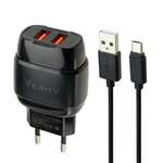 شارژر دیواری وریتی مدل AP2123 همراه با کابل شارژ Micro-Usb thumb 1