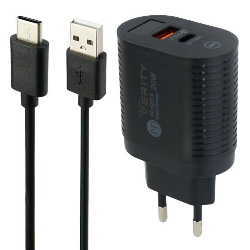 شارژر دیواری وریتی مدل AP2119 همراه با کابل شارژ تایپ سی gallery1