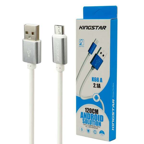 کابل شارژ میکرو کینگ استار مدل K66A