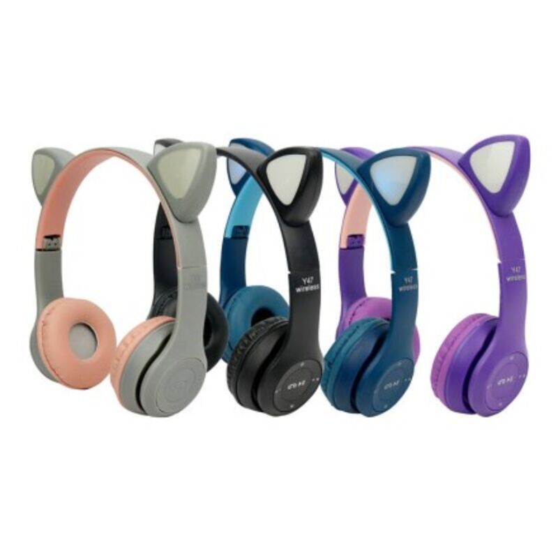 هدفون بیسیم گربه ای مدل P47M CATear gallery2