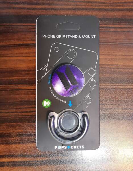 پایه نگهدارنده گوشی و تبلت POP SOCKETS به همراه Phone Grip طرح BTS