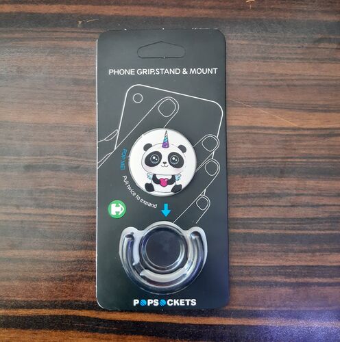 پایه نگهدارنده گوشی و تبلت پاپ سوکت به همراه Phone Grip طرح پاندا