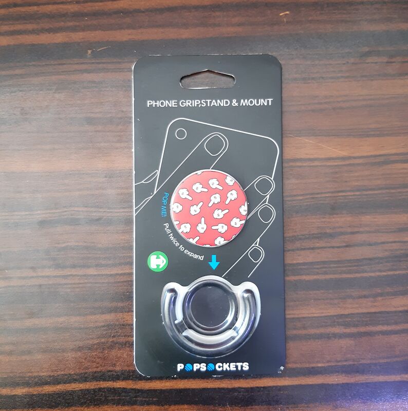 پایه نگهدارنده گوشی و تبلت پاپ سوکت مدل POP SOCKETS به همراه پاپ کلیپ طرح دست gallery0