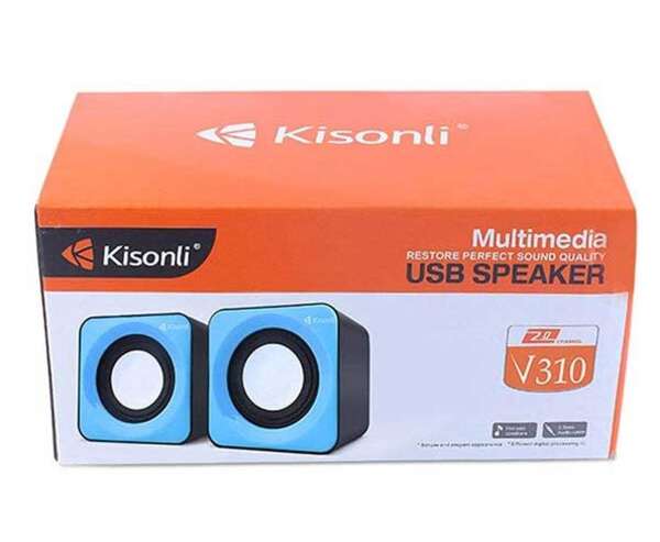 اسپیکر کیسونلی مدل Kisonli V310 مناسب برای لپ تاپ و کامپیوتر