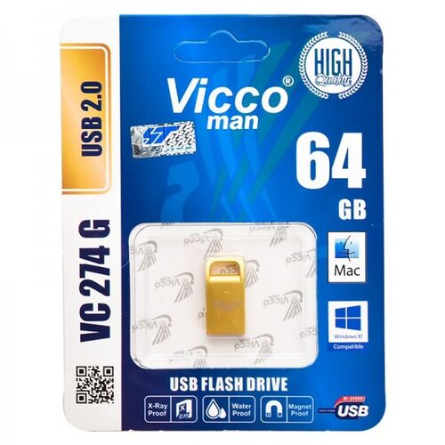 فلش 64 گیگ ویکومن مدل Vicco Man VC274G