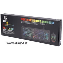 کیبورد و ماوس گیمینگ ایکس پی 9300 مدل  Keyboard And Mouse XP 9300G gallery3