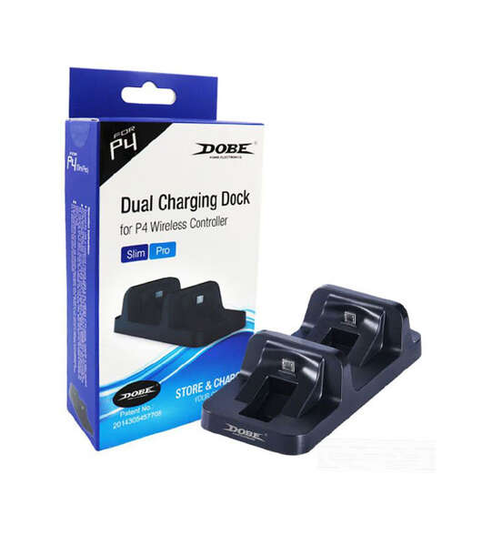 پایه شارژ دسته PS4 دو تایی دابی مدل Charging Stand Dobe TP4-002