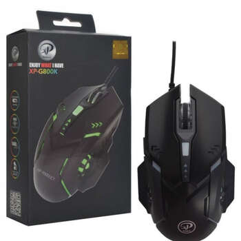 ماوس گیمینگ ایکس پی مدل G800K - ماوس سیمی گیمینگ Mouse Game XP G800K