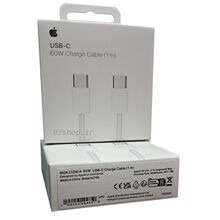 کابل اورجینال آیفون 16 و 15  کنفی 60 وات مدل Apple USB-C Cable 60W MQKJ32M-A gallery0