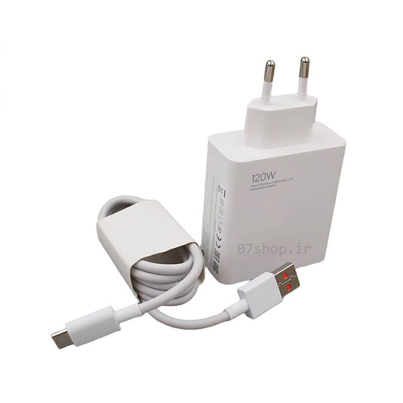 شارژر 120 وات شیائومی اصلی همراه با کابل توربو - شارژر کامل شیائومی مدل Xiaomi 120W Adapter gallery1