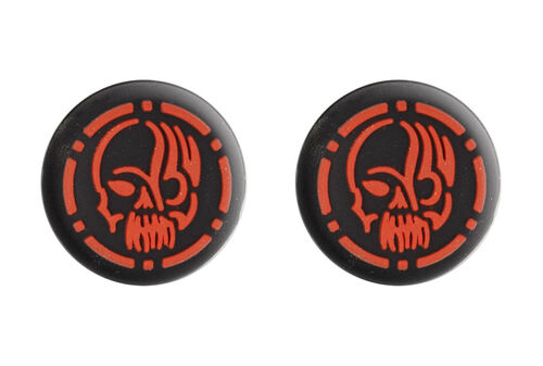 روکش سر آنالوگ سه بعدی طرح جمجمه آتشین - گریپس مدل Fiery Skull مناسب سر انالوگ دسته PlayStation و XBOX و PC