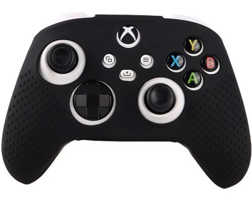 روکش دسته ایکس باکس سری S-X طرح مشکی آج دار - محافظ دسته Xbox Series S-X مدل Ribbed Black