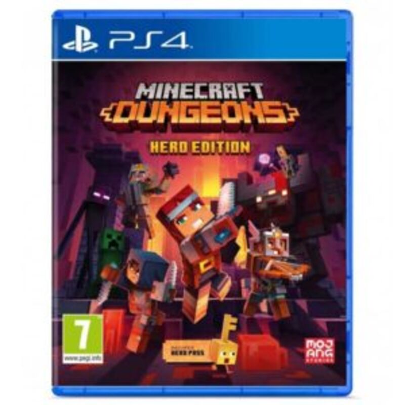 دیسک بازی ps4 Minecraft Dungeons Hero Edition gallery0