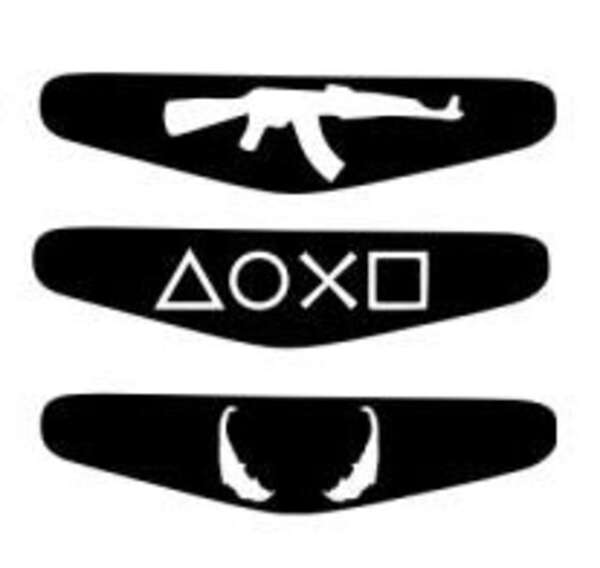 برچسب لایت بار دسته پلی استیشن 4  پک 3 عددی