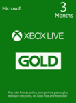 اکانت گلد لایو 3 ماهه ایکس باکس XBOX thumb 1