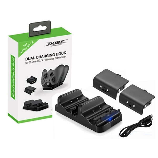 پایه شارژر دوتایی دسته ایکس باکس به همراه باطری  برند دابی