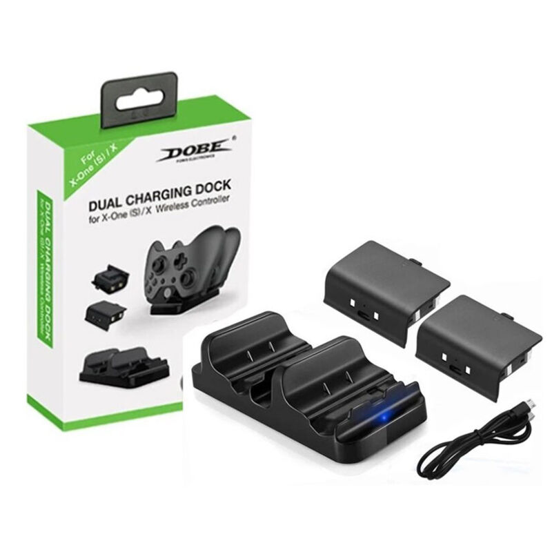 پایه شارژر دوتایی دسته ایکس باکس به همراه باطری  برند دابی gallery0