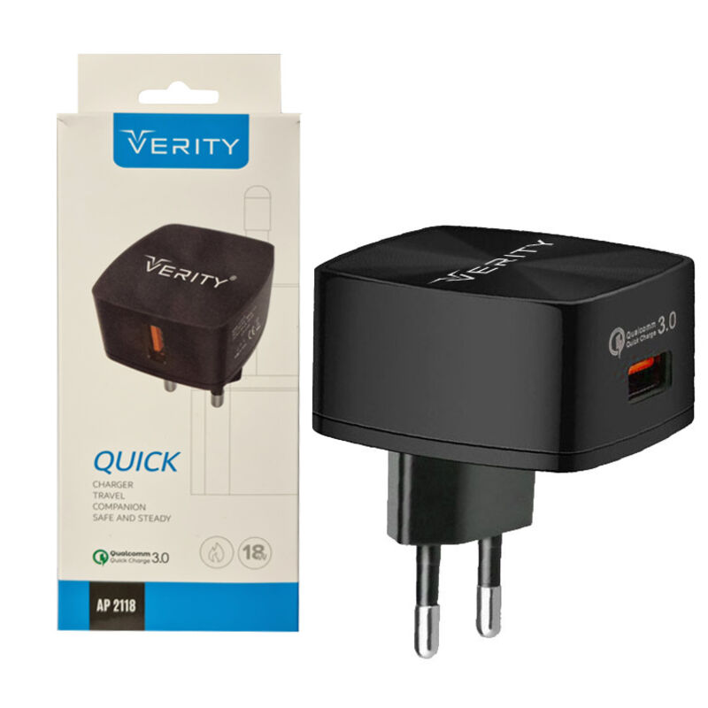 شارژر دیواری وریتی مدل AP-2118 به همراه کابل تبدیل USB-C gallery0