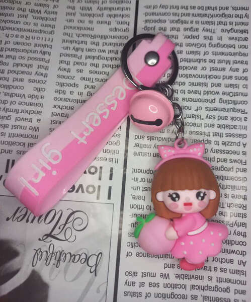 سر کلیدی سیلیکونی عروسکی طرح Dessert Girl