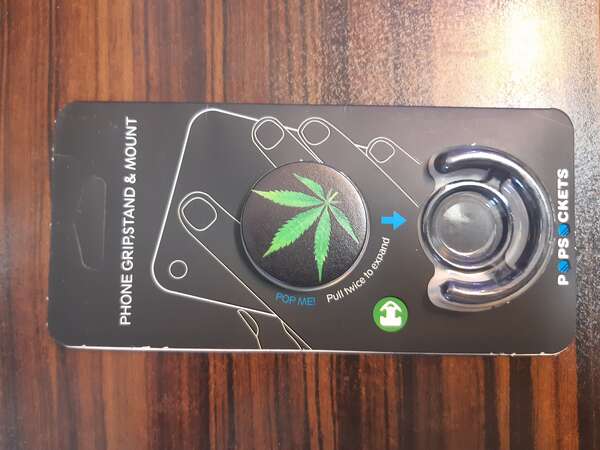 پایه نگهدارنده گوشی و تبلت پاپ سوکت مدل POP SOCKETS به همراه پاپ کلیپ طرح گل برگ