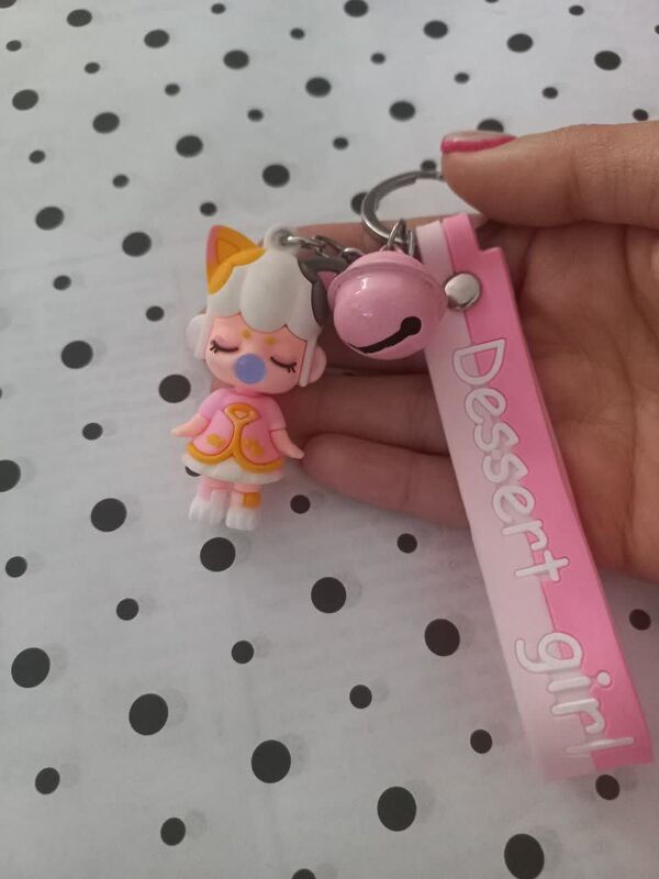 سر کلیدی سیلیکونی عروسکی طرح Dessert Girl gallery0