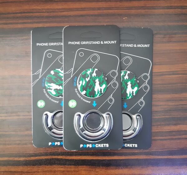 پایه نگهدارنده گوشی و تبلت پاپ سوکت مدل POP SOCKETS به همراه پاپ کلیپ طرح ارتشی
