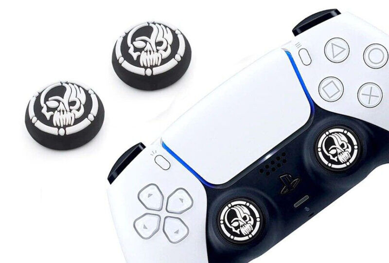 محافظ سر انالوگ سه بعدی دسته بازی طرح اسکلت برای انواع آنالوگ دسته پلی استیشن و ایکس باکس gallery1