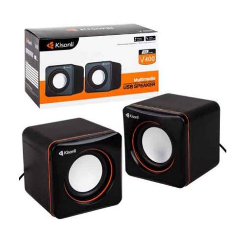 اسپیکر کیسونلی مدل Kisonli V400 مناسب برای دسکتاپ و لپ تاپ