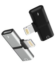 تبدیل شارژر و هندزفری آیفون lightning splitter gallery0