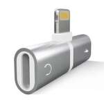 تبدیل شارژر و هندزفری آیفون lightning splitter thumb 2