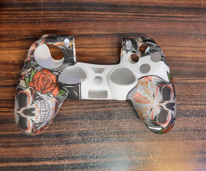 روکش دسته PS4 طرح اسکلت رنگی gallery0