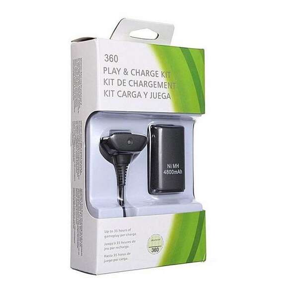 کابل شارژ و باطری دسته ایکس باکس 360 مدل XBOX 360 Controller CHARGE KIT RA-003