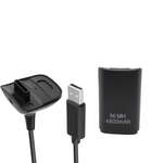 کابل شارژ و باطری دسته ایکس باکس 360 مدل XBOX 360 Controller CHARGE KIT RA-003 thumb 2