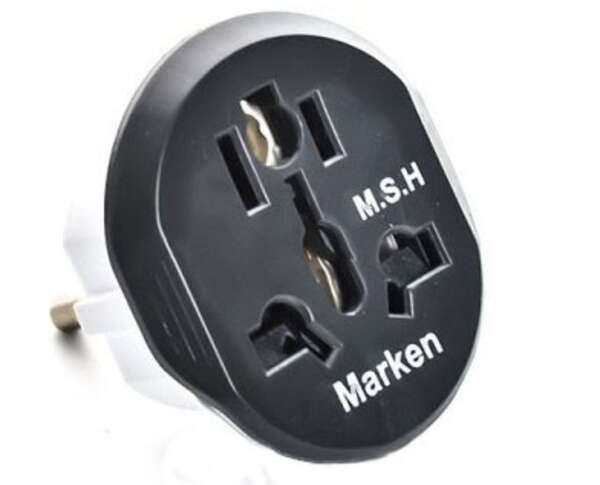 مبدل برق ارت دار 3 به 2 مارکن - تبدیل برق 3 به 2 Marken