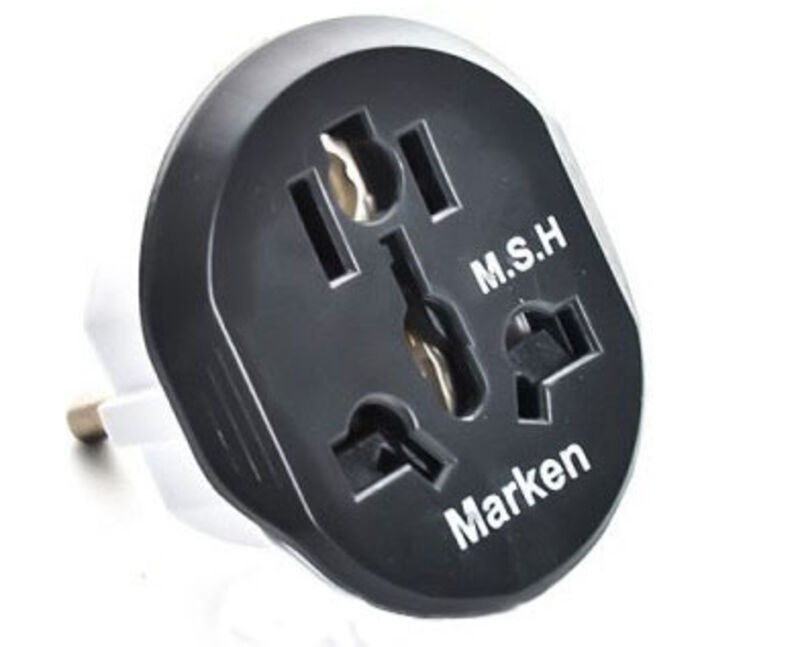 مبدل برق ارت دار 3 به 2 مارکن - تبدیل برق 3 به 2 Marken gallery0