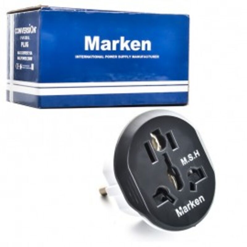 مبدل برق ارت دار 3 به 2 مارکن - تبدیل برق 3 به 2 Marken gallery1