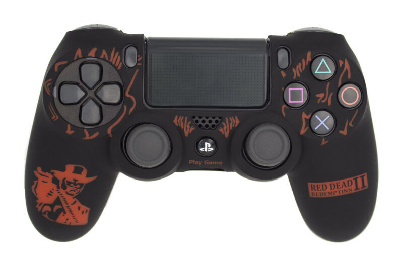 روکش دسته PS4 طرح رد دد ردمپشن 2 - محافظ دسته PS4 مدل Red Dead Redemption gallery0