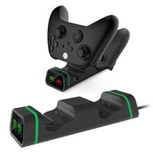 پایه شارژر دسته 2 تایی ایکس باکس One S-X - Series S-X دابی + باطری شارژی و درب مدل Dobe Charging Dock TYX-19006 gallery1
