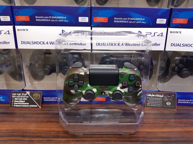 دسته PS4 گرید A ارتشی سبز DualShock 4 gallery1