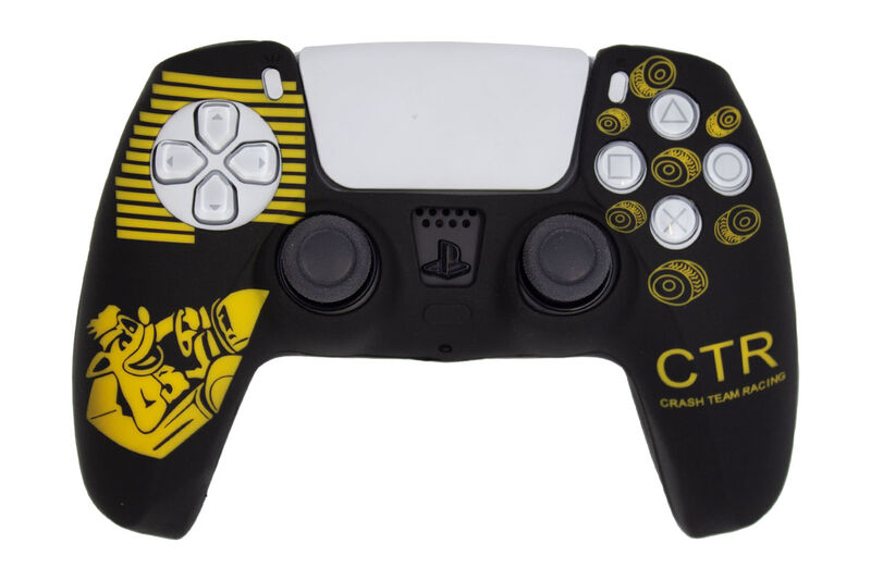 روکش دسته پلی فایو طرح کرش ماشینی - محافظ دسته PS5 مدل CTR gallery0