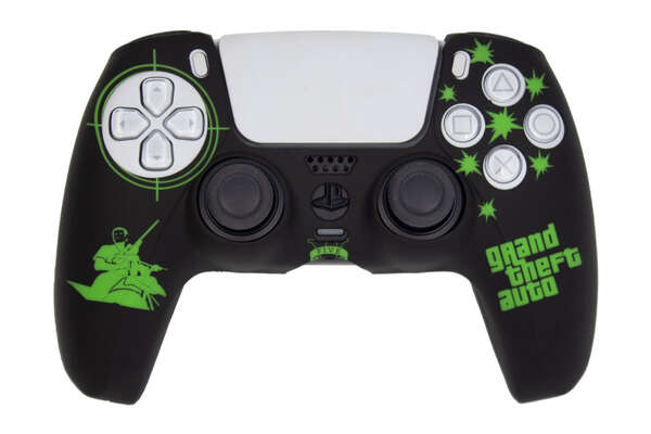 محافظ دسته پلی فایو طرح جی تی ای - روکش دسته PS5 مدل GTA-V