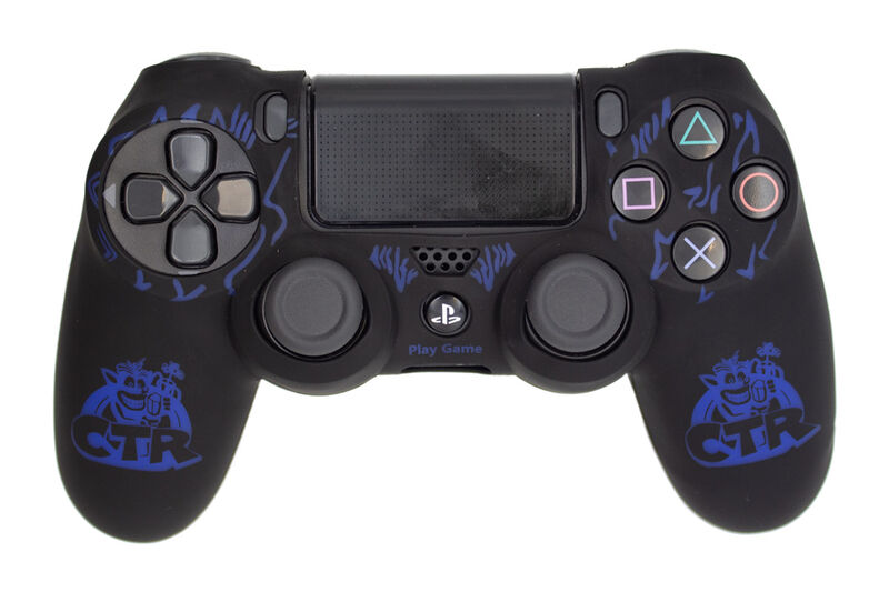 روکش دسته PS4 طرح کراش ماشینی - محافظ دسته PS4 مدل CTR gallery0