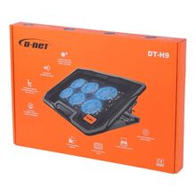 پایه خنک کننده لپ تاپ دی نت DT-H9 - کول پد گیمینگ Laptop Cooling D-NET DTH9 gallery0