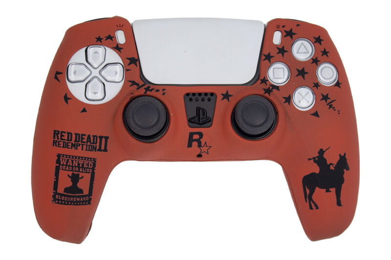 روکش دسته پلی فایو طرح  رد دد ردپشن - محافظ دسته PS5 مدل Red Dead Redemption II gallery0