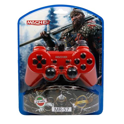 دسته کامپیوتر تک شکدار مچر MR 57 - دسته بازی Macher MR-57 Gamepad